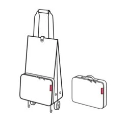 Reisenthel Shopping Foldable Trolley Black -Herentassen Verkoop image 1181