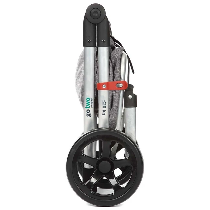 Playmarket Go Two Compact Boodschappentrolley Grey 3 Playmarket Go Two Compact Boodschappentrolley Grey - Afbeelding 3