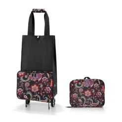 Reisenthel Shopping Foldable Trolley Paisley Black -Herentassen Verkoop image 1341