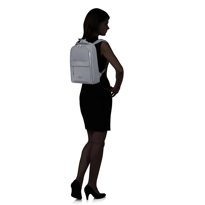 Samsonite Zalia 3.0 Backpack 14.1" Silver Grey 2 Samsonite Zalia 3.0 Backpack 14.1" Silver Grey - Afbeelding 2