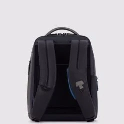 Piquadro Urban Leather Computer Backpack 14" Black/grey 4 Piquadro Urban Leather Computer Backpack 14" Black/grey -Herentassen Verkoop image 2072