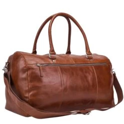 Leonhard Heyden Cambridge Travel Bag Cognac -Herentassen Verkoop image 2486