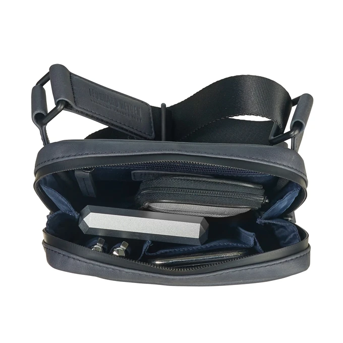 Leonhard Heyden Den Haag Messenger Bag XS Grey 3 Leonhard Heyden Den Haag Messenger Bag XS Grey - Afbeelding 3