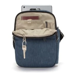 Pacsafe Metrosafe X Anti-Theft Vertical Crossbody Dark Denim -Herentassen Verkoop image 2630