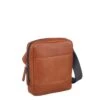 Leonhard Heyden Hamburg Messenger Bag XS Cognac