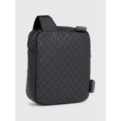 Calvin Klein Rubberized Conv Repo Black Uv Mono -Herentassen Verkoop image 2674