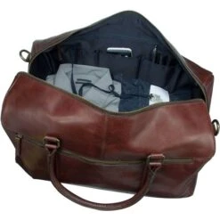 Leonhard Heyden Cambridge Travel Bag Black -Herentassen Verkoop image 2698