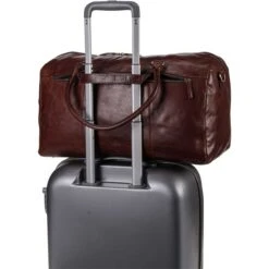 Leonhard Heyden Cambridge Travel Bag Black -Herentassen Verkoop image 2700