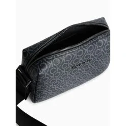 Calvin Klein Ck Must Camera Bag Black Classic Mono -Herentassen Verkoop image 2736