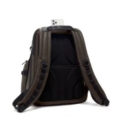 Tumi Alpha Bravo Nathan Navigation Backpack Leather Dark Brown 10 Tumi Alpha Bravo Nathan Navigation Backpack Leather Dark Brown -Herentassen Verkoop image 2752