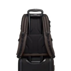 Tumi Alpha Bravo Nathan Navigation Backpack Leather Dark Brown 13 Tumi Alpha Bravo Nathan Navigation Backpack Leather Dark Brown -Herentassen Verkoop image 2755