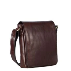 Leonhard Heyden Cambridge Messenger Bag S Red Brown