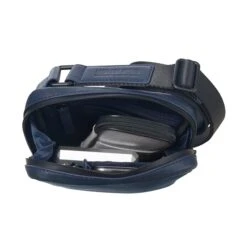 Leonhard Heyden Den Haag Messenger Bag XS Blue -Herentassen Verkoop image 2782