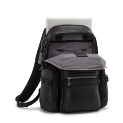 Tumi Alpha Bravo Nathan Navigation Backpack Leather Black -Herentassen Verkoop image 2829