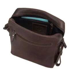 Leonhard Heyden Dakota Messenger Bag XS Brown -Herentassen Verkoop image 2852