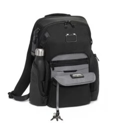 Tumi Alpha Bravo Nathan Navigation Backpack Black -Herentassen Verkoop image 2871