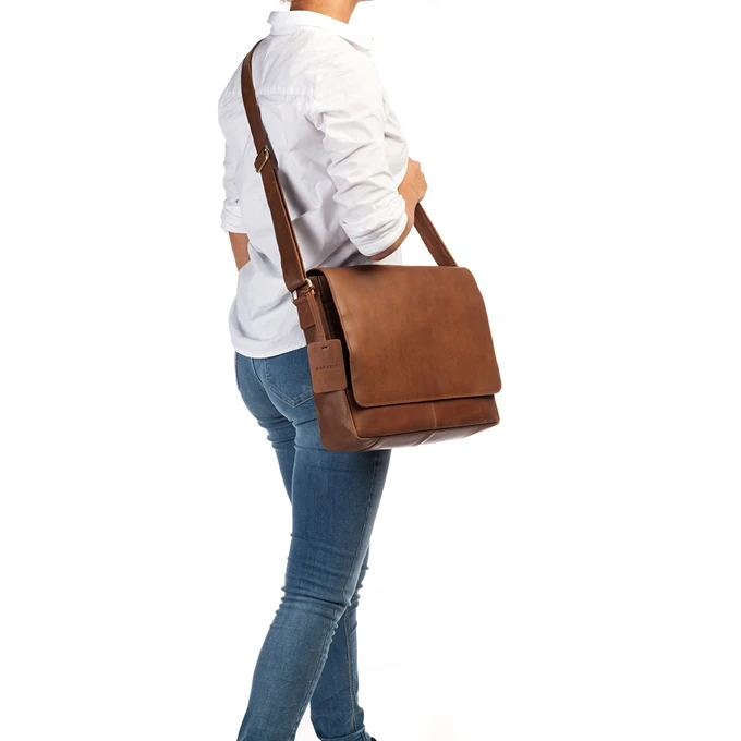 Burkely Vintage Juul Messenger Bag Cognac 2 Burkely Vintage Juul Messenger Bag Cognac - Afbeelding 2