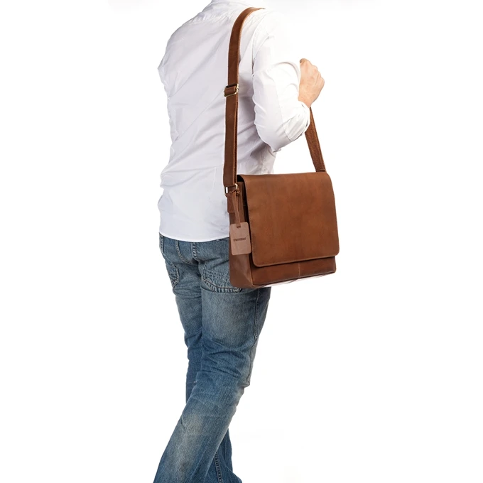 Burkely Vintage Juul Messenger Bag Cognac 3 Burkely Vintage Juul Messenger Bag Cognac - Afbeelding 3