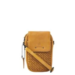 DR Amsterdam Tampa Braided Schoudertas Yellow