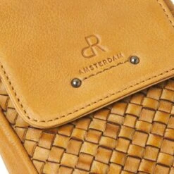 DR Amsterdam Tampa Braided Schoudertas Yellow -Herentassen Verkoop image 2954