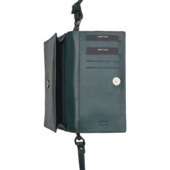 Burkely Nocturnal Nova Phone Bag Dark Green -Herentassen Verkoop image 2984