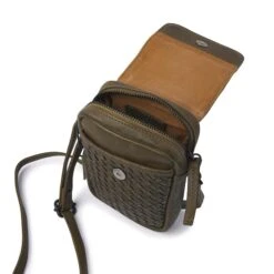 DR Amsterdam Tampa Braided Schoudertas Olive -Herentassen Verkoop image 2994