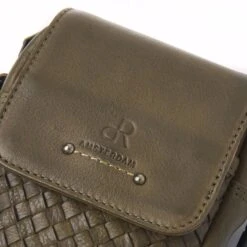 DR Amsterdam Tampa Braided Schoudertas Olive -Herentassen Verkoop image 2995