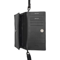 Burkely Nocturnal Nova Phone Bag Zwart -Herentassen Verkoop image 3015