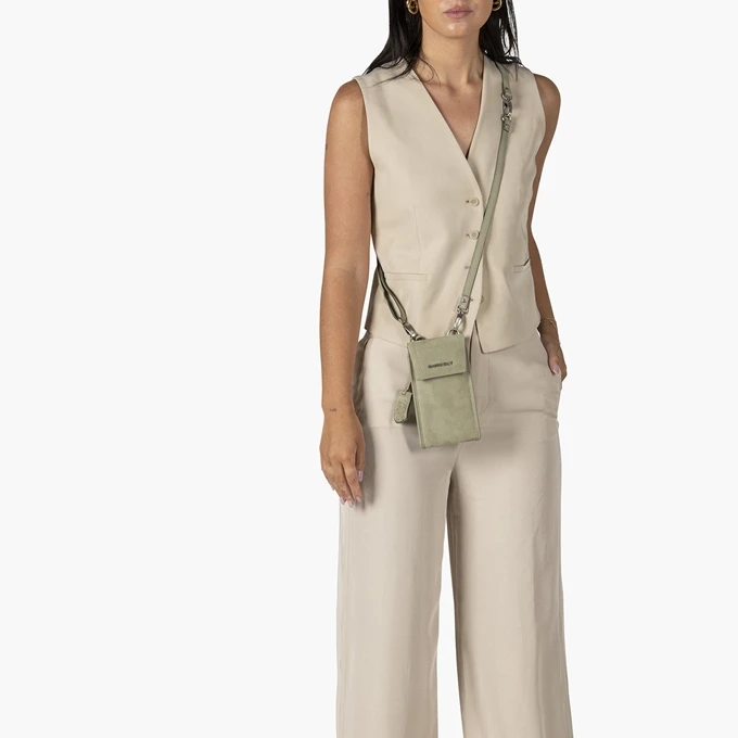 Burkely Still Selene Phone Bag Gloomy Green 2 Burkely Still Selene Phone Bag Gloomy Green - Afbeelding 2