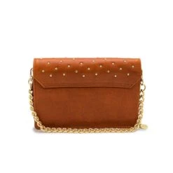 MÔSZ Kris Crossbody Phonebag Studs Cognac -Herentassen Verkoop image 3036