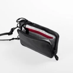 Aunts & Uncles Uji Japan Nishi Phonebag Anthracite Black -Herentassen Verkoop image 3082