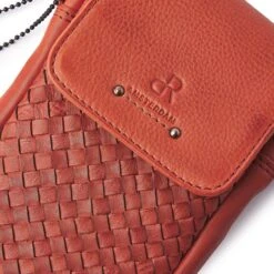 DR Amsterdam Tampa Braided Schoudertas Orange -Herentassen Verkoop image 3119