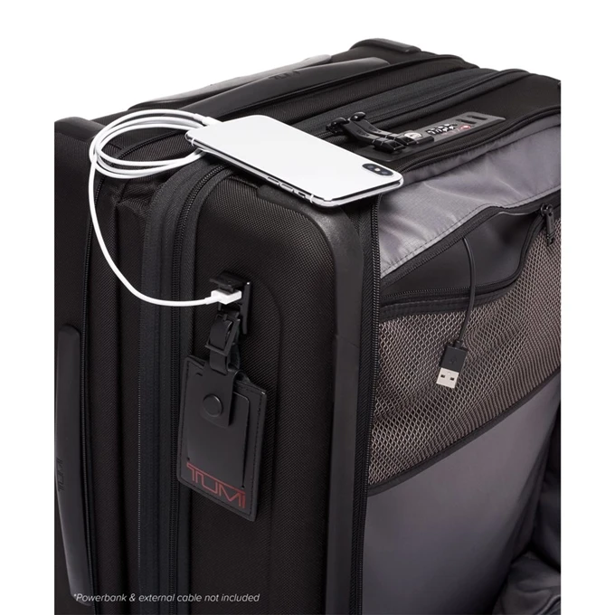 Tumi Alpha Continental Dual Access 4 Wheeled Carry-On Black 7 Tumi Alpha Continental Dual Access 4 Wheeled Carry-On Black - Afbeelding 7
