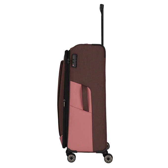 Travelite Viia 4 Wheel Trolley L Expandable Rose 4 Travelite Viia 4 Wheel Trolley L Expandable Rose - Afbeelding 4