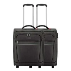 Travelite Cabin 2 Wiel Trolley Set Van 2 Black