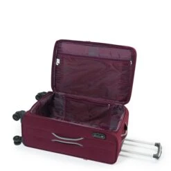Gabol Zambia Trolley Medium 69 Burgundy -Herentassen Verkoop image 726