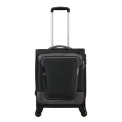 American Tourister Pulsonic Spinner 55 EXP Asphalt Black