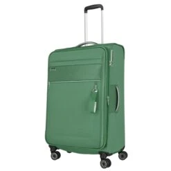 Travelite Miigo 4 Wheel Trolley L Expandable Green 9 Travelite Miigo 4 Wheel Trolley L Expandable Green -Herentassen Verkoop image 961