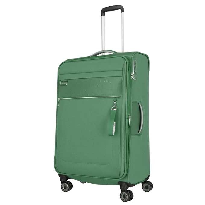 Travelite Miigo 4 Wheel Trolley L Expandable Green 4 Travelite Miigo 4 Wheel Trolley L Expandable Green - Afbeelding 4